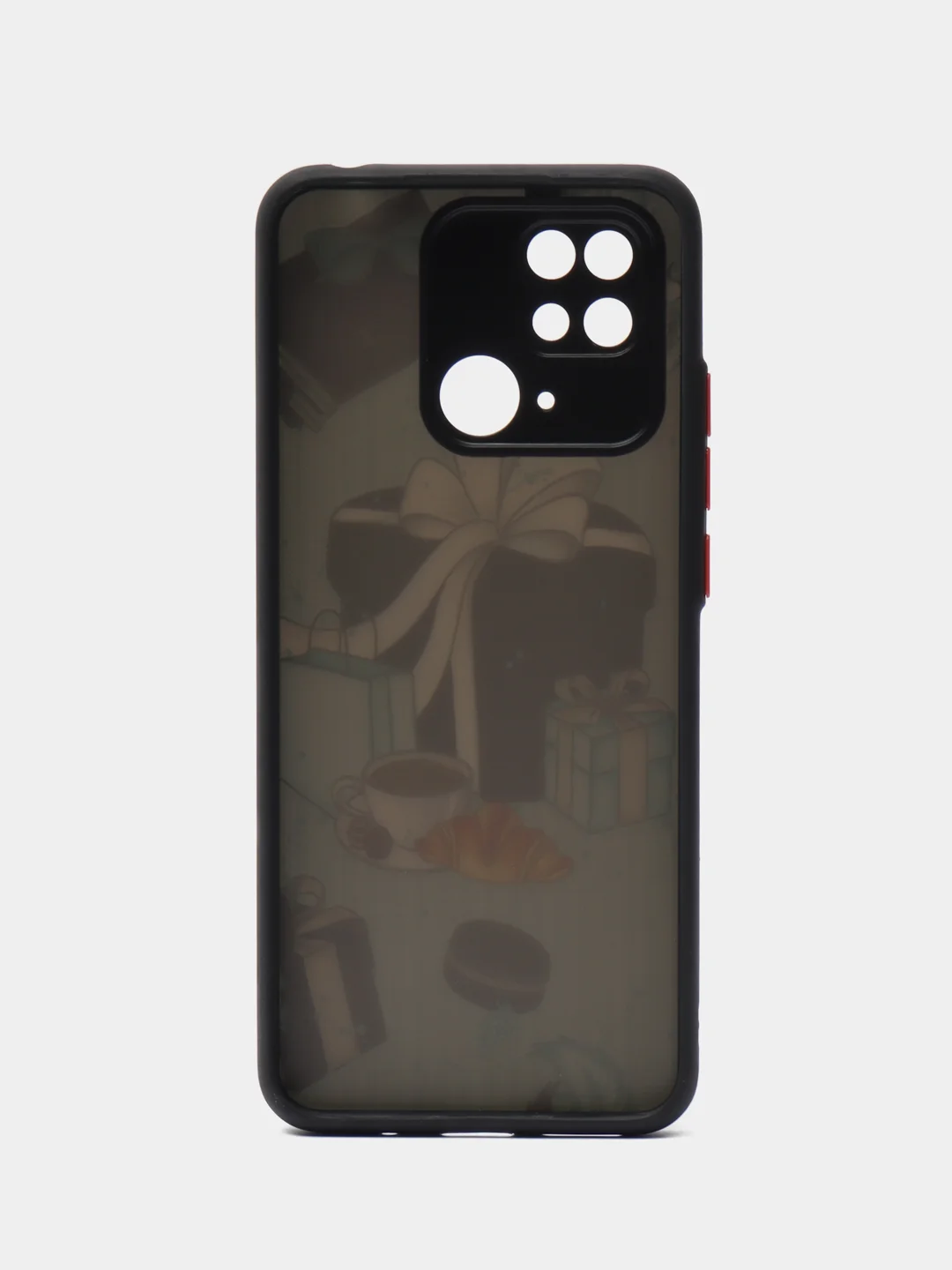 Бирюзовый чехол с рисунком на Xiaomi Redmi 10C ( Сяоми Редми 10Ц)