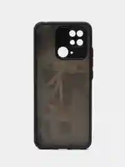 Бирюзовый чехол с рисунком на Xiaomi Redmi 10C ( Сяоми Редми 10Ц)