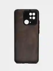 Бордовый чехол с рисунком на Xiaomi Redmi 10C ( Сяоми Редми 10Ц)