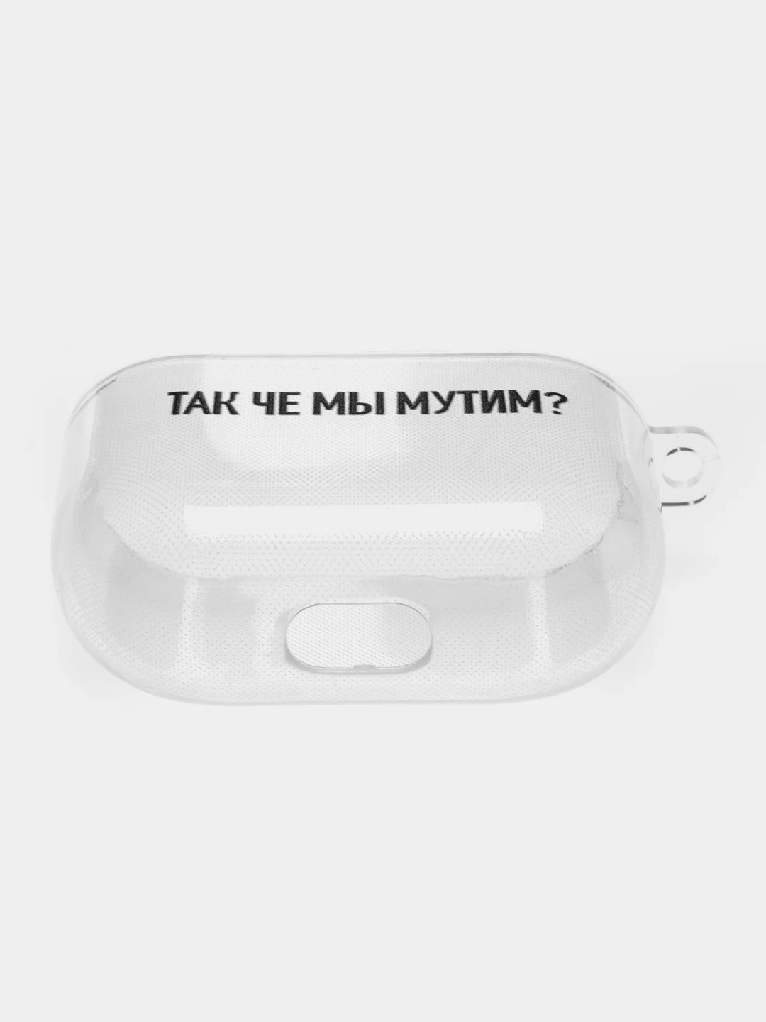 Розовый чехол для наушников Apple AirPods 3 силиконовый прозрачный принт Nike / Найк
