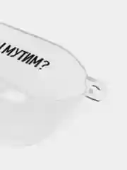 Розовый чехол для наушников Apple AirPods 3 силиконовый прозрачный принт Nike / Найк