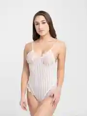 Белый кружевное боди