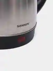 Чайник SONNEN KT-115, 1,5л, 1500Вт, закрытый нагрев.элемент, нержавеющая сталь, 452925