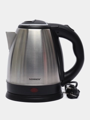Чайник SONNEN KT-115, 1,5л, 1500Вт, закрытый нагрев.элемент, нержавеющая сталь, 452925