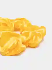 Желтый резинка для волос, шелковая