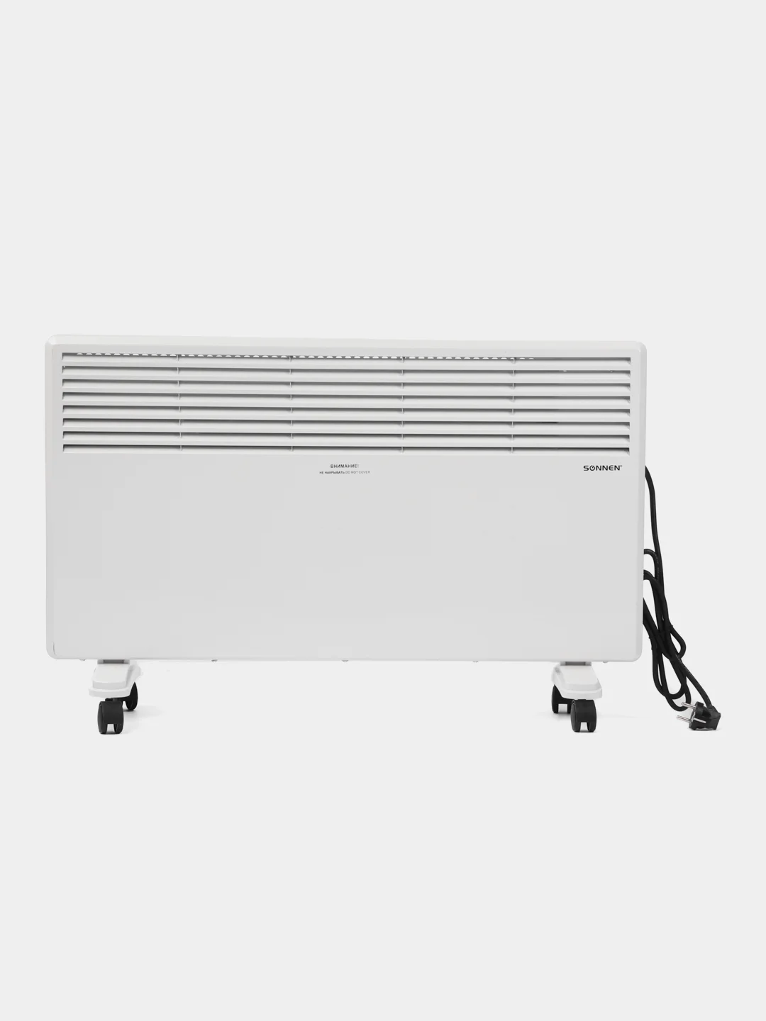 Обогреватель-конвектор SONNEN X-2000, 2000Вт, напольная/настенная установка, белый, 453496