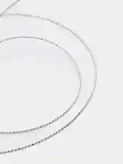 Серебряный нить для новогодних елочных игрушек, толщина 1 мм