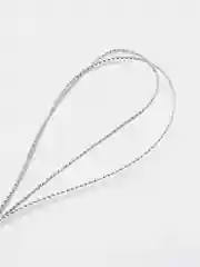 Серебряный нить для новогодних елочных игрушек, толщина 1 мм