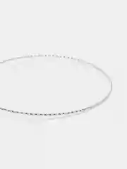 Серебряный нить для новогодних елочных игрушек, толщина 1 мм