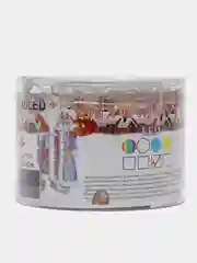 Синий гирлянда сетка новогодняя для окна, 2 х 2 м, 3 х 2 м разных цветов