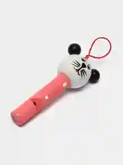 Розовый свисток деревянный