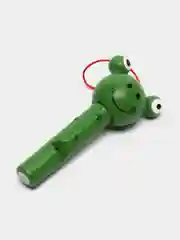Зеленый свисток деревянный