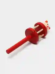 Красный погремушка деревянная
