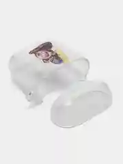 Алый чехол для наушников Apple AirPods 1, 2, силиконовый прозрачный комикс супергерои