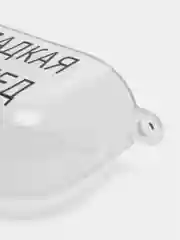 Манго чехол для наушников Apple AirPods 3 силиконовый прозрачный принт Nike / Найк