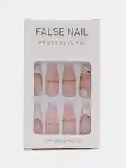 Бежевый ногти накладные