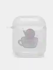 Красный чехол для наушников Apple AirPods 1, 2, силиконовый прозрачный комикс супергерои