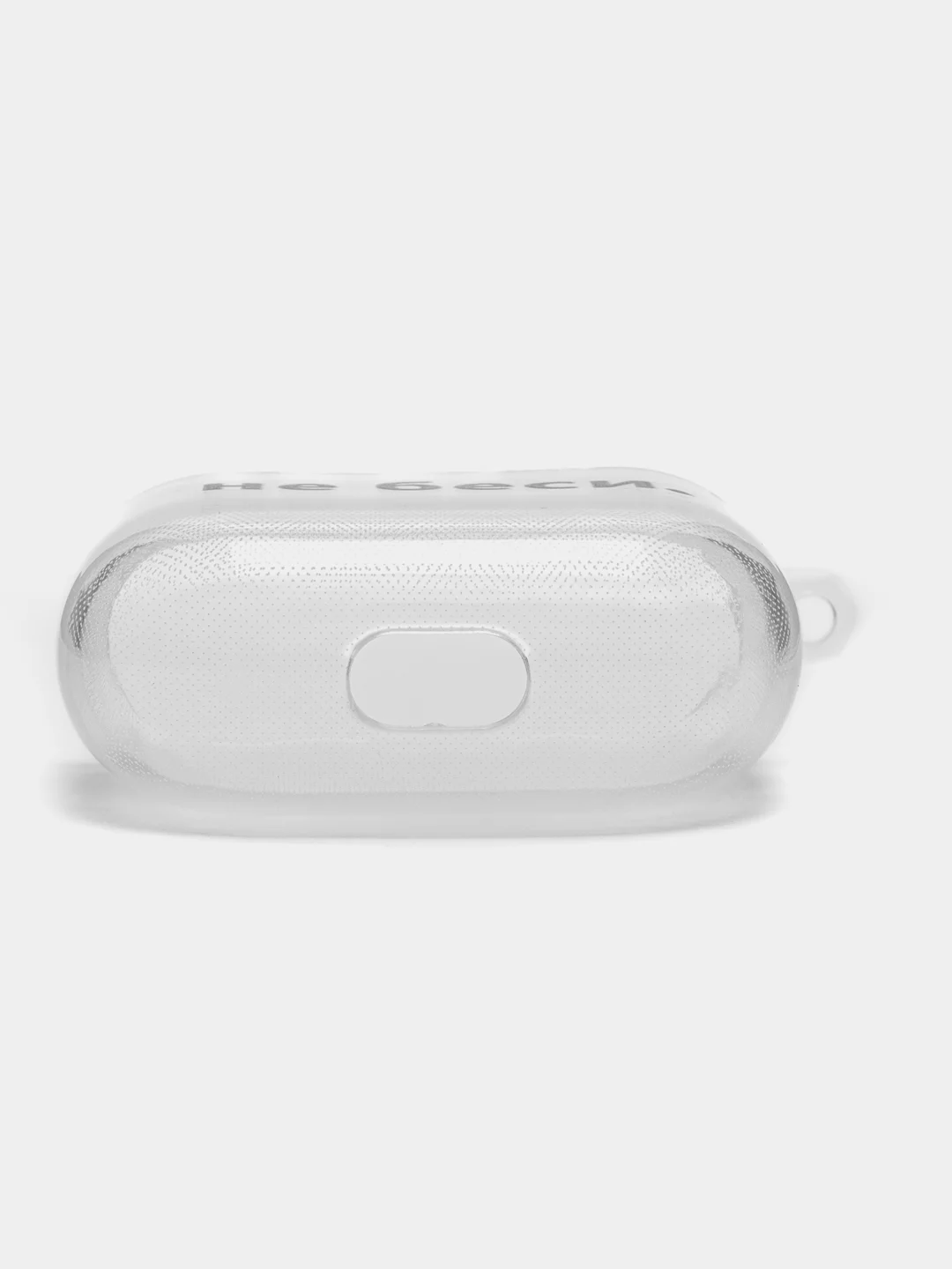 Мятный чехол для наушников Apple AirPods 3 силиконовый прозрачный принт Nike / Найк