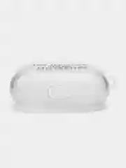 Коралловый чехол для наушников Apple AirPods 3 силиконовый прозрачный принт Nike / Найк