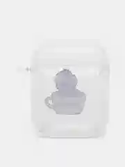Фиолетовый чехол для наушников Apple AirPods 1, 2, силиконовый прозрачный комикс супергерои