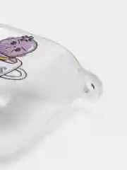 Фиолетовый чехол для наушников Apple AirPods 1, 2, силиконовый прозрачный комикс супергерои