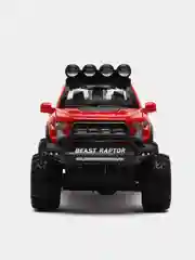 Красный машина металлическая полиция Форд Раптор (Ford Raptor), инерционная, с озвучкой, 21 см