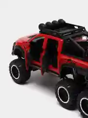 Красный машина металлическая полиция Форд Раптор (Ford Raptor), инерционная, с озвучкой, 21 см