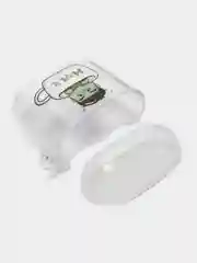 Зеленый чехол для наушников Apple AirPods 1, 2, силиконовый прозрачный комикс супергерои