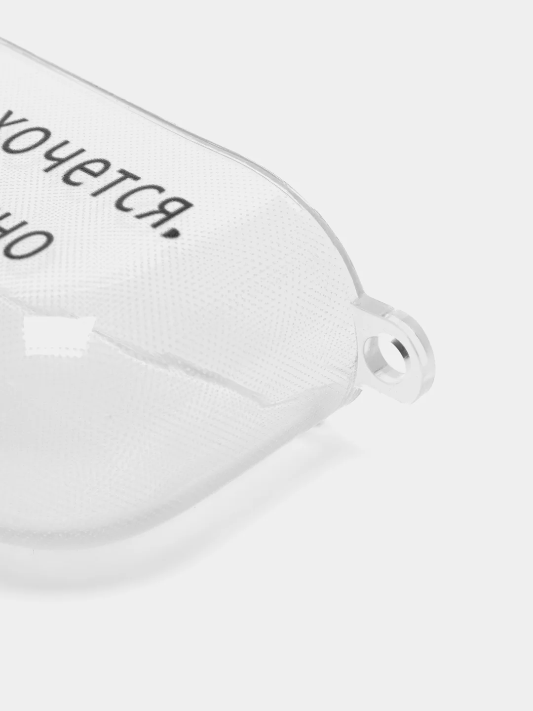 Голубой чехол для наушников Apple AirPods 3 силиконовый прозрачный принт Nike / Найк