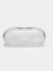 Синий чехол для наушников Apple AirPods 3 силиконовый прозрачный принт Nike / Найк
