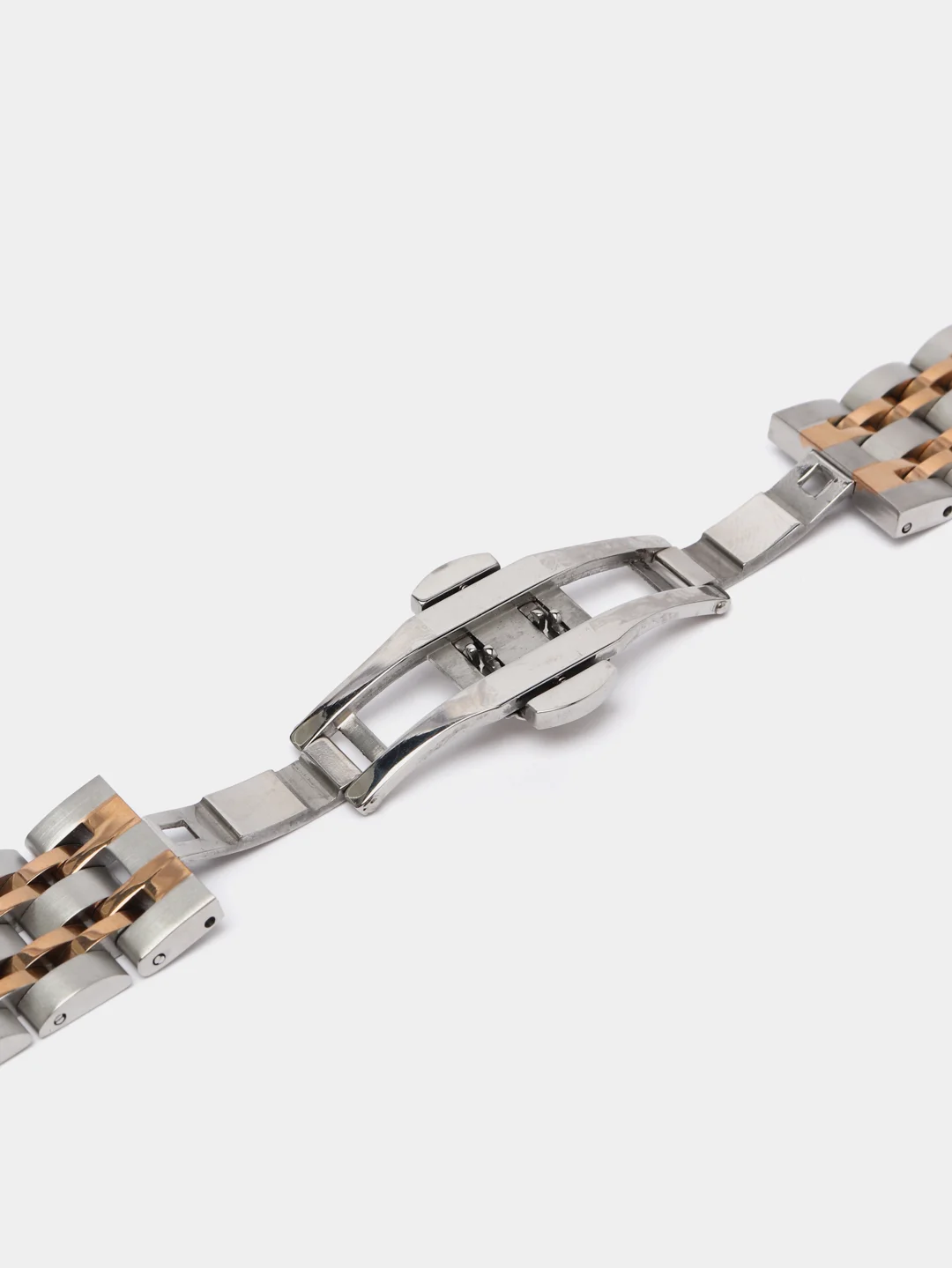 Хром блочный браслет для Apple Watch 7, 6, 5, 4, 3, 2, 1 и SE, стальной