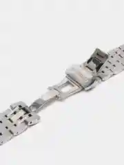 Хром блочный браслет для Apple Watch 7, 6, 5, 4, 3, 2, 1 и SE, стальной