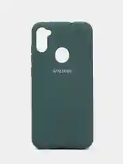 Бирюзовый чехол для Samsung A11 / M11, силиконовый