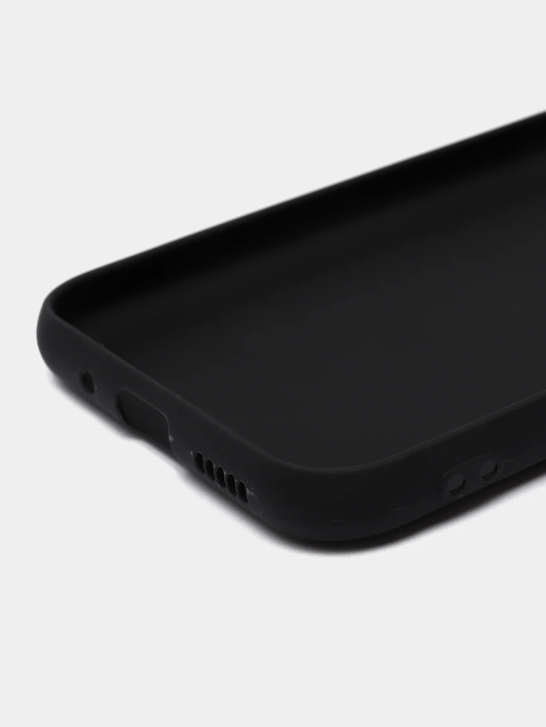 Черный чехол Silicone case для Honor 8S/Huawei Y5 2019