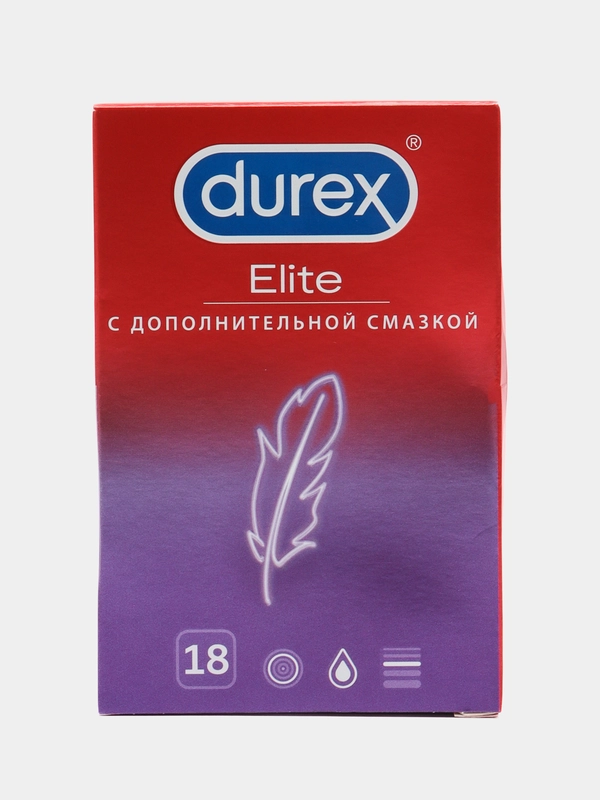 Презервативы Durex №18 Elite, сверхтонкие, 18 штук