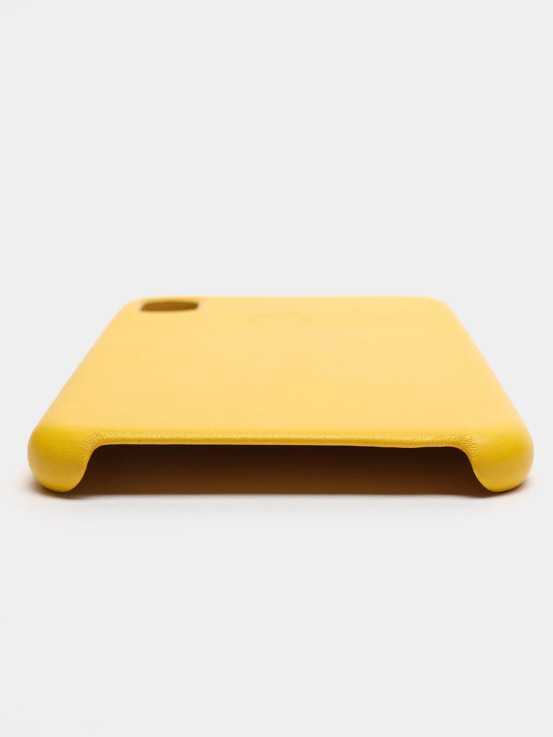 Желтый чехол для iPhone X/XS/XS Max/XR под кожу (Leather Case)