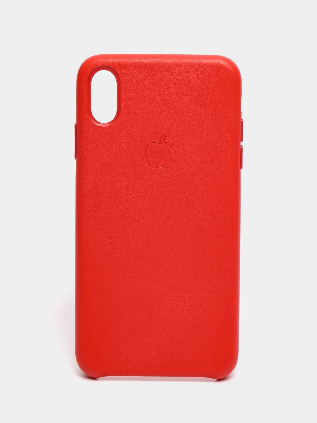 Красный чехол для iPhone X/XS/XS Max/XR под кожу (Leather Case)