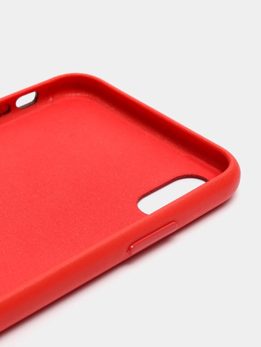 Красный чехол для iPhone X/XS/XS Max/XR под кожу (Leather Case)