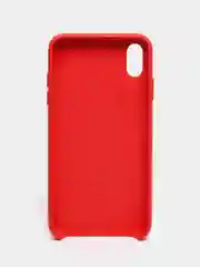 Красный чехол для iPhone X/XS/XS Max/XR под кожу (Leather Case)