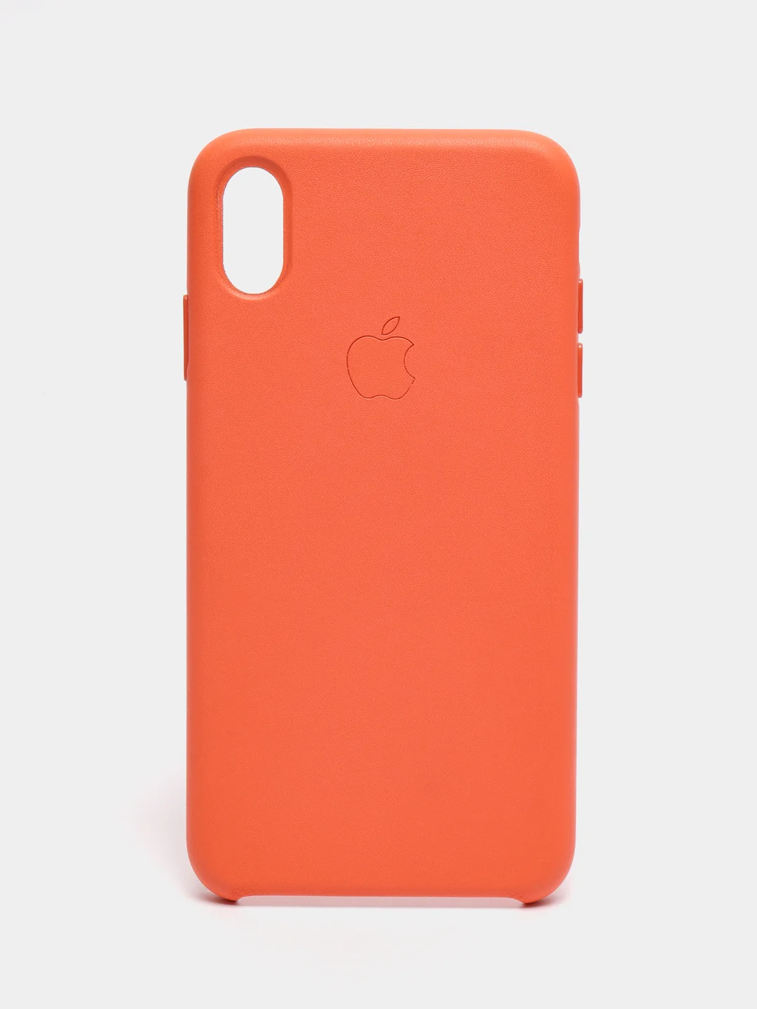 Оранжевый чехол для iPhone X/XS/XS Max/XR под кожу (Leather Case)