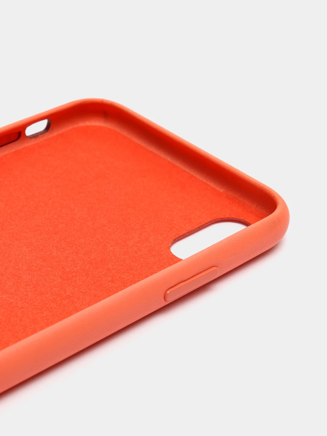 Оранжевый чехол для iPhone X/XS/XS Max/XR под кожу (Leather Case)