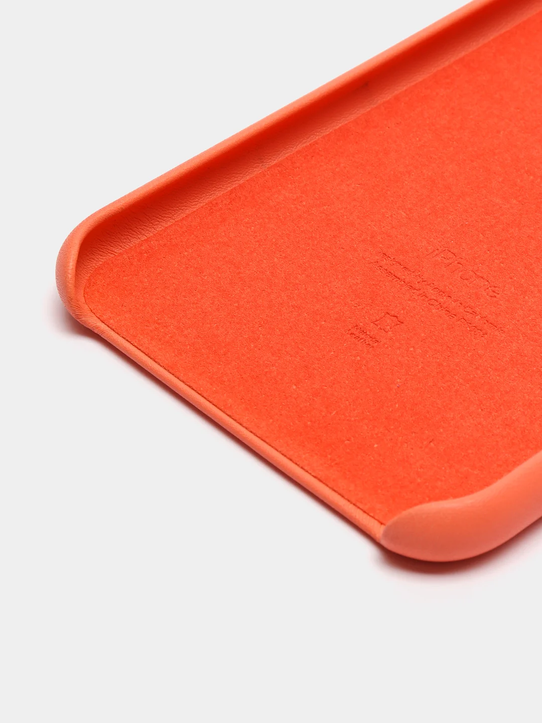 Оранжевый чехол для iPhone X/XS/XS Max/XR под кожу (Leather Case)