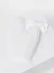 Белый белая свадебная фата с бантом
