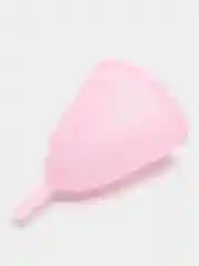 Розовый менструальная чаша с мешочком для хранения