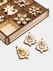 Набор заготовок для творчества "Снежинки и игрушки"
