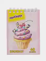 Блокнот в клетку, А7, 40 л