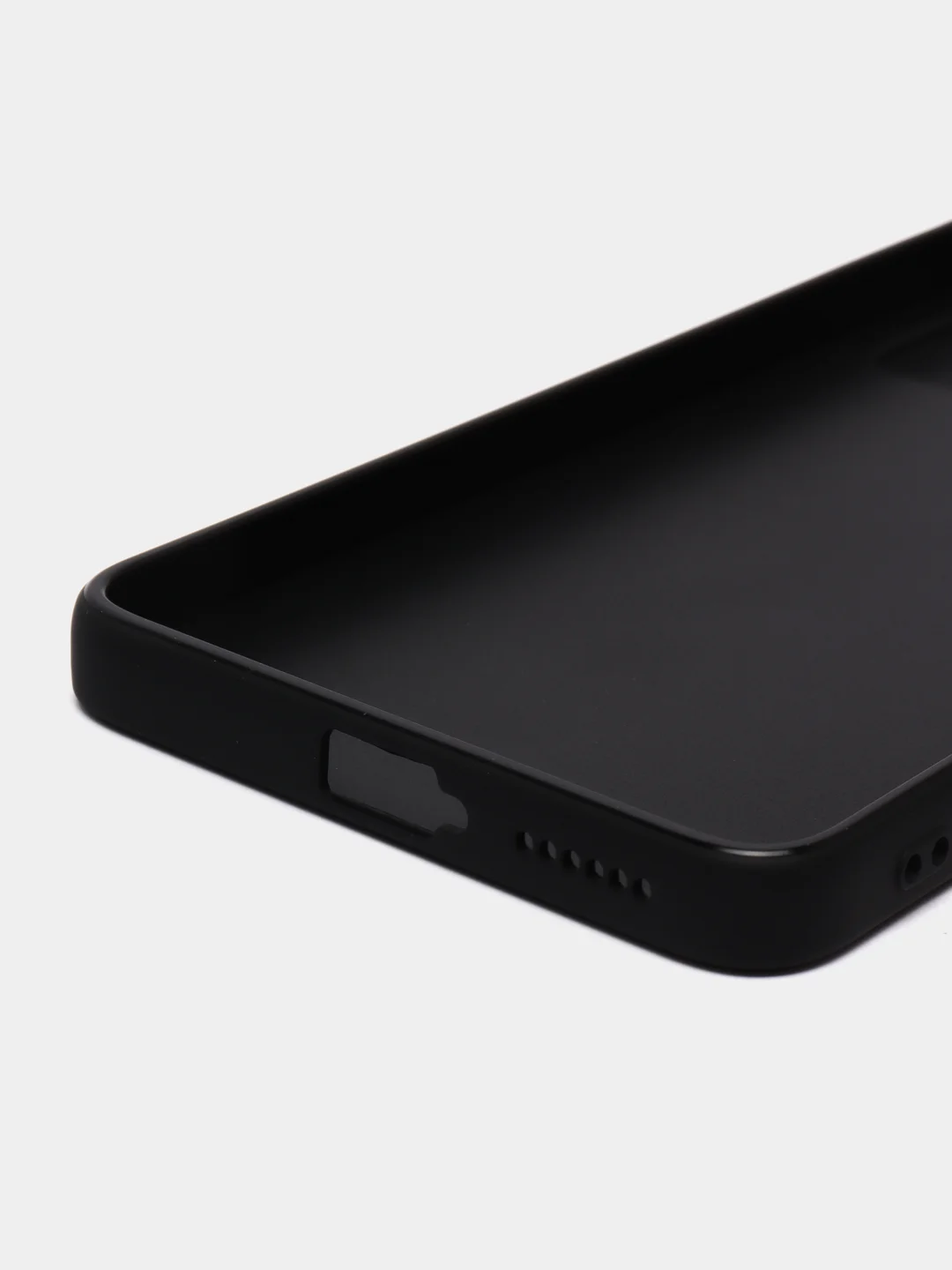 Черный чехол BROSCORP для Xiaomi Poco M4 Pro 4G, матовый, силиконовый, тонкий