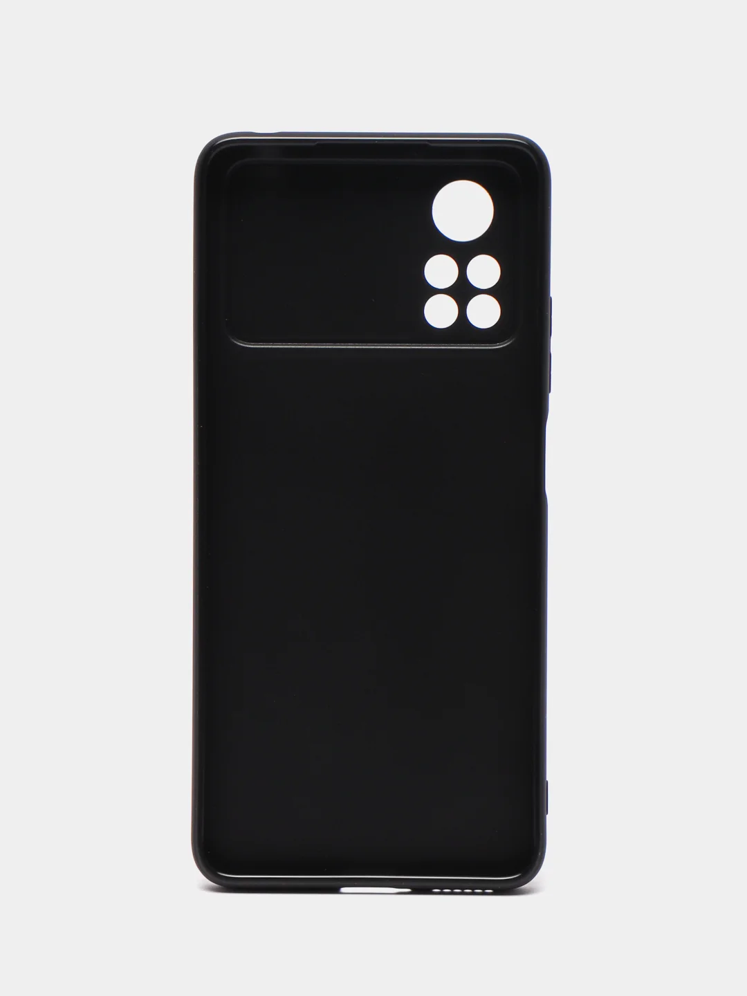 Черный чехол BROSCORP для Xiaomi Poco M4 Pro 4G, матовый, силиконовый, тонкий