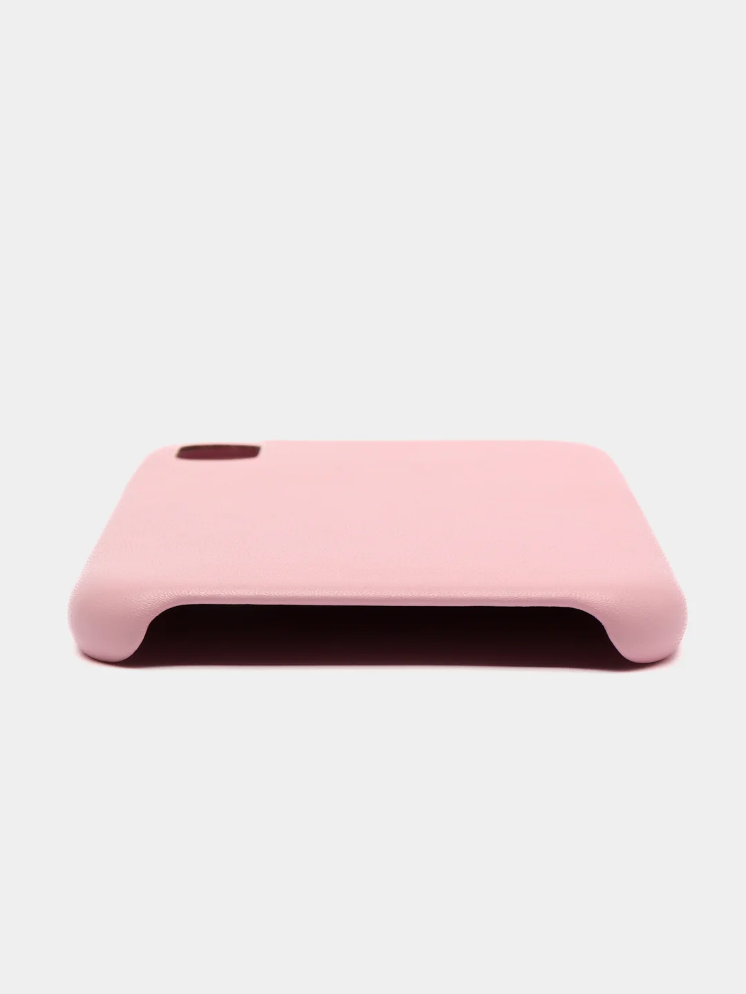 Розовый чехол для iPhone X/XS/XS Max/XR под кожу (Leather Case)