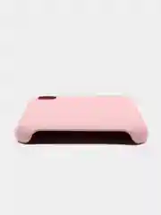 Розовый чехол для iPhone X/XS/XS Max/XR под кожу (Leather Case)